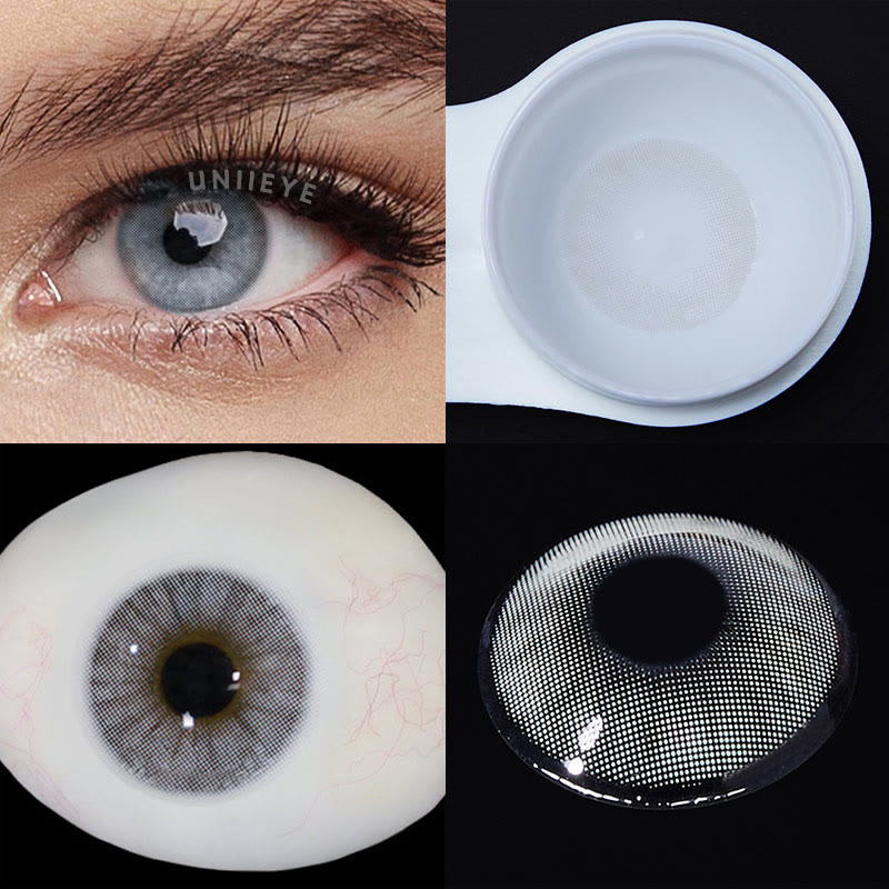 Uniieye Hidrocor II Grafite Prescription Men Colored Contact Lenses