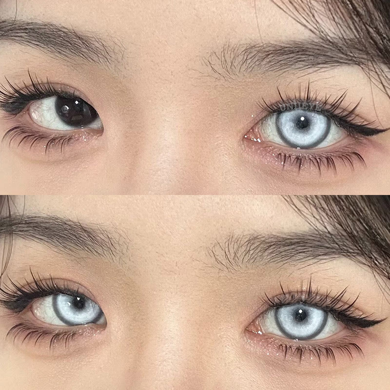 Uniieye Cyber Grey Cosplay Colored Contact Lenses | 6 Months | 1 Day-UNIIEYE
