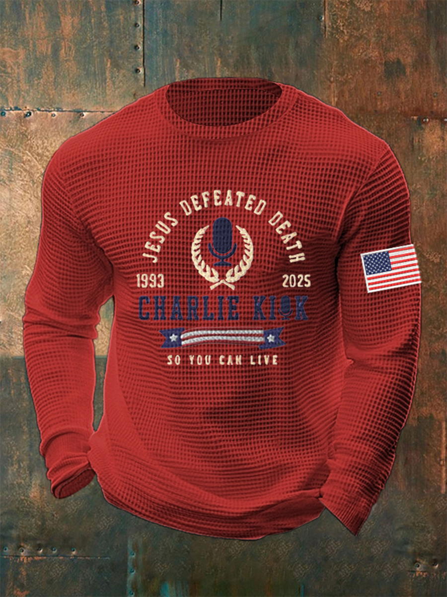 Men's Jesus Defeated Death So You Can Live R.I.P C.K Top-America250