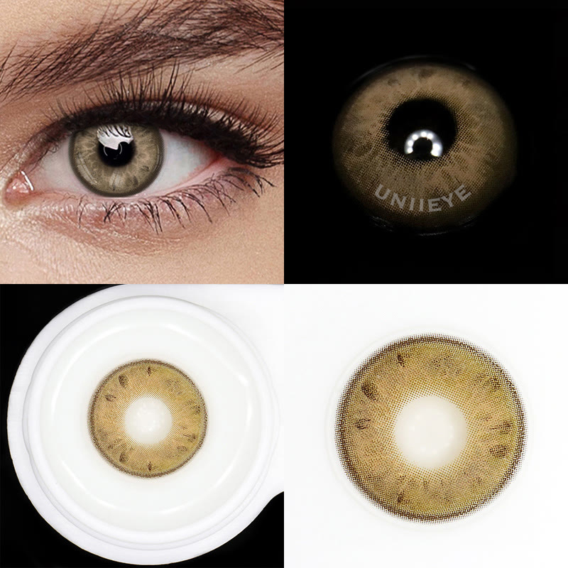 Uniieye Wildcat Iris Brown Colored Contact Lenses