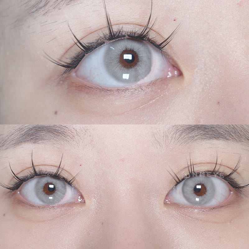 Uniieye Rome Times Grey Prescription Colored Contact Lenses