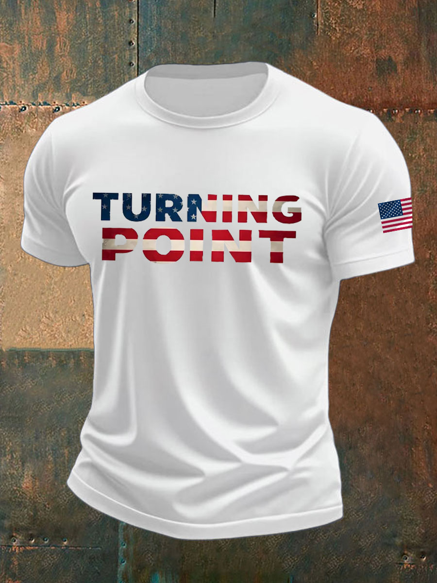 Men's C.K TP imitation cotton short-sleeved T-shirt-America250
