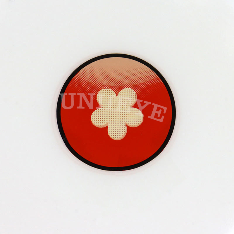 Uniieye Blind Hutao Red Cosplay Colored Contact Lenses-UNIIEYE