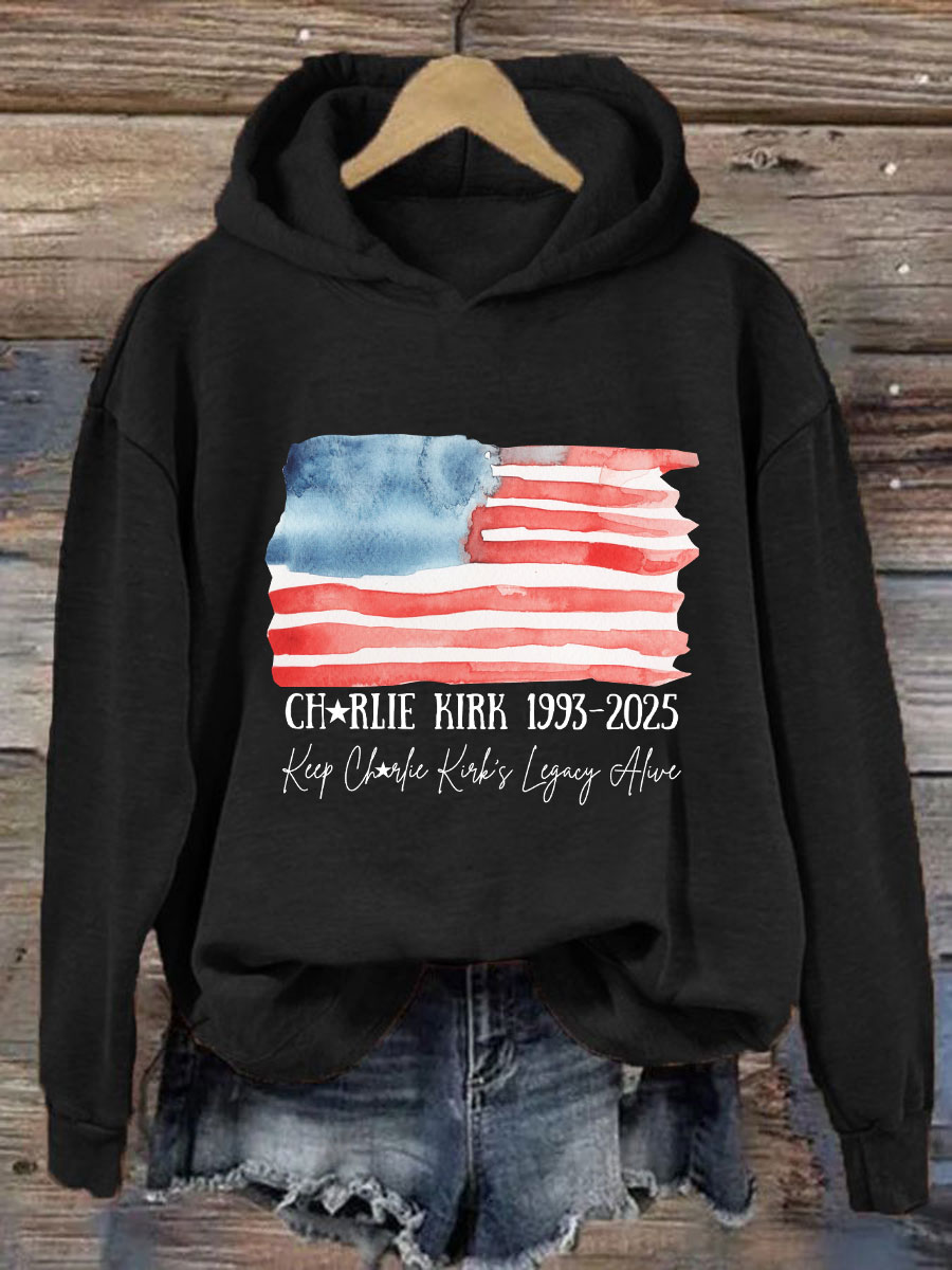 Women's This Is Our TP Printed Casual Hoodie-America250