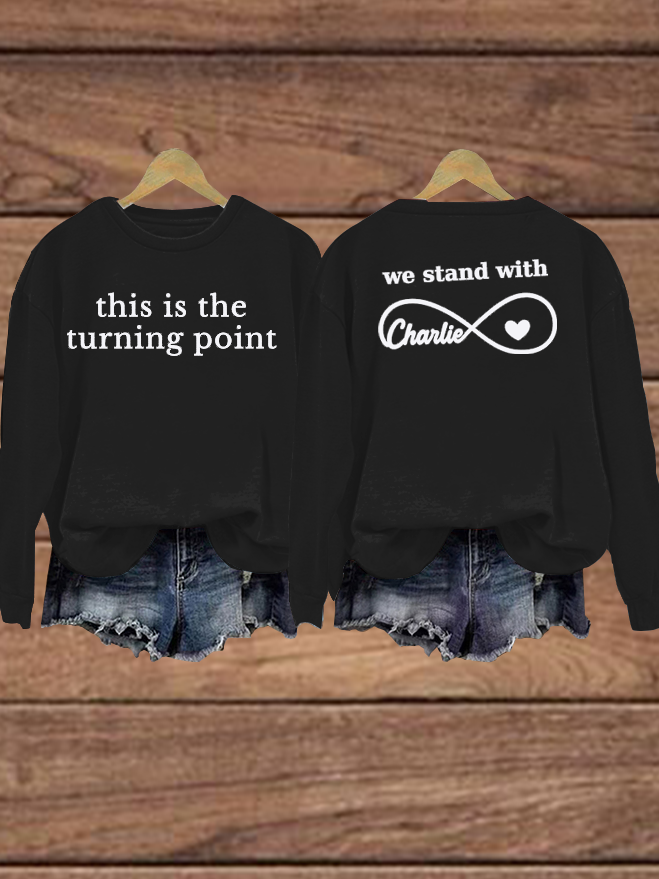 Women's C.K TP Regular Sweatshirt-America250