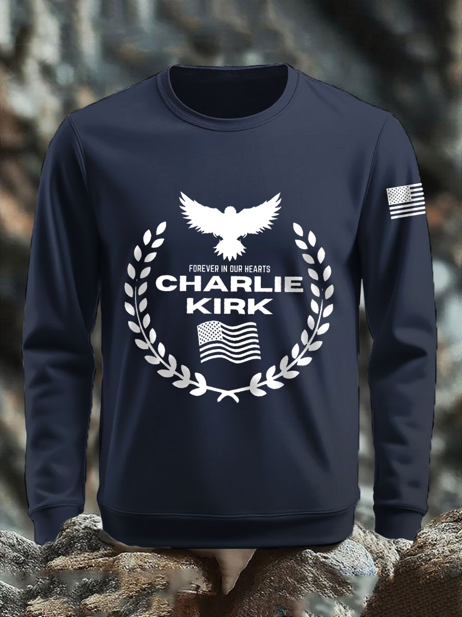 Men's patriotic print sweatshirt-America250