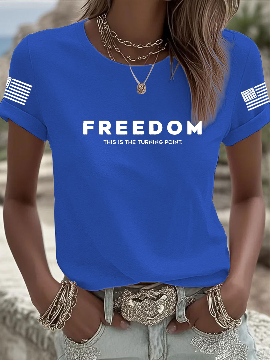 Women's Freedom Is Not Free This is the TP R.I.P C.K Short Sleeve T-shirt-America250