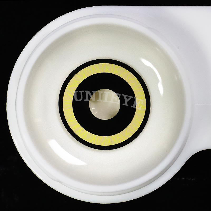 Uniieye Nebulos Yellow Cosplay Colored Contact Lenses-UNIIEYE