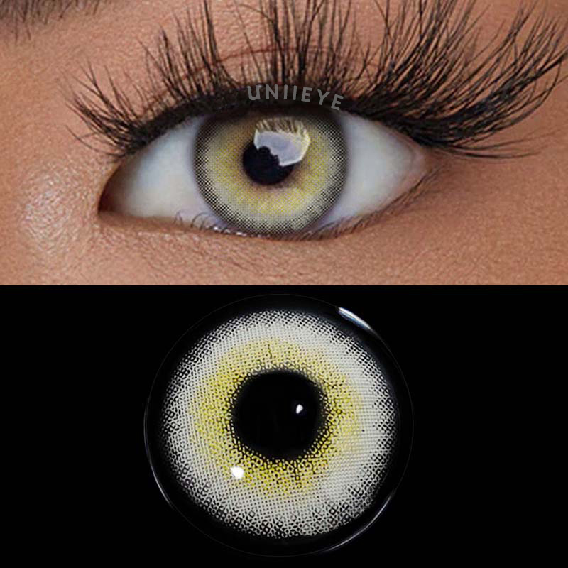 Uniieye Siren Grey Prescription Men Colored Contact Lenses
