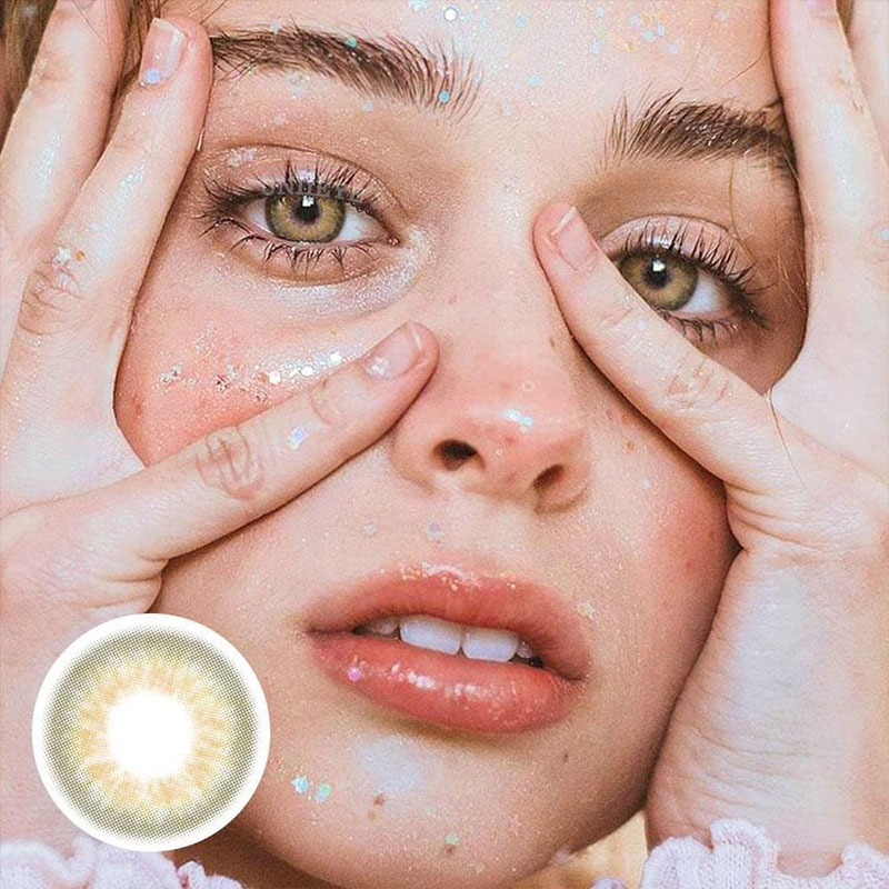 Uniieye DNA II Brown Prescription Colored Contact Lenses-UNIIEYE