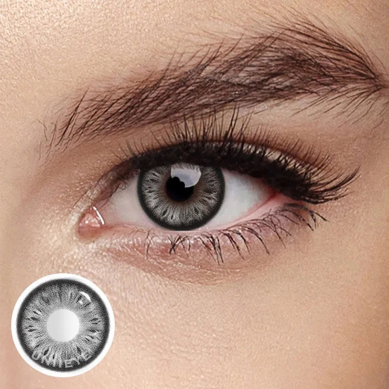 Uniieye Cocoa Black Prescription Colored Contact Lenses
