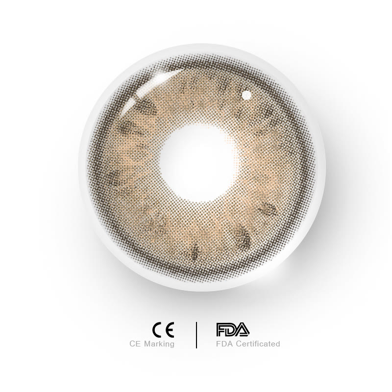 Uniieye Wildcat Iris Brown Colored Contact Lenses