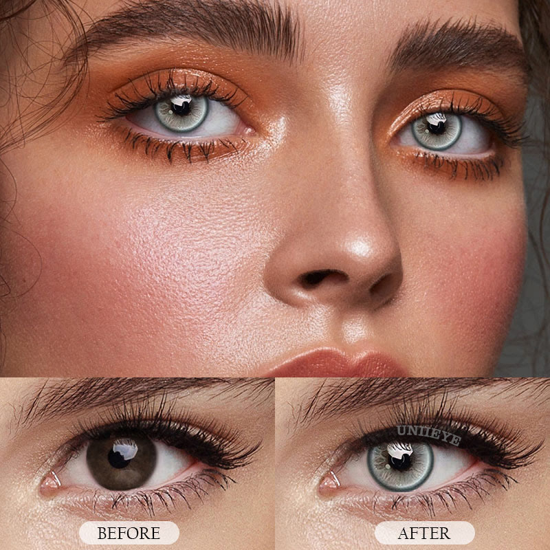 Uniieye Viva Blue Prescription Colored Contact Lenses-UNIIEYE