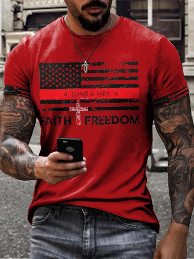 Men's Freedom TP Printed T-shirt-America250