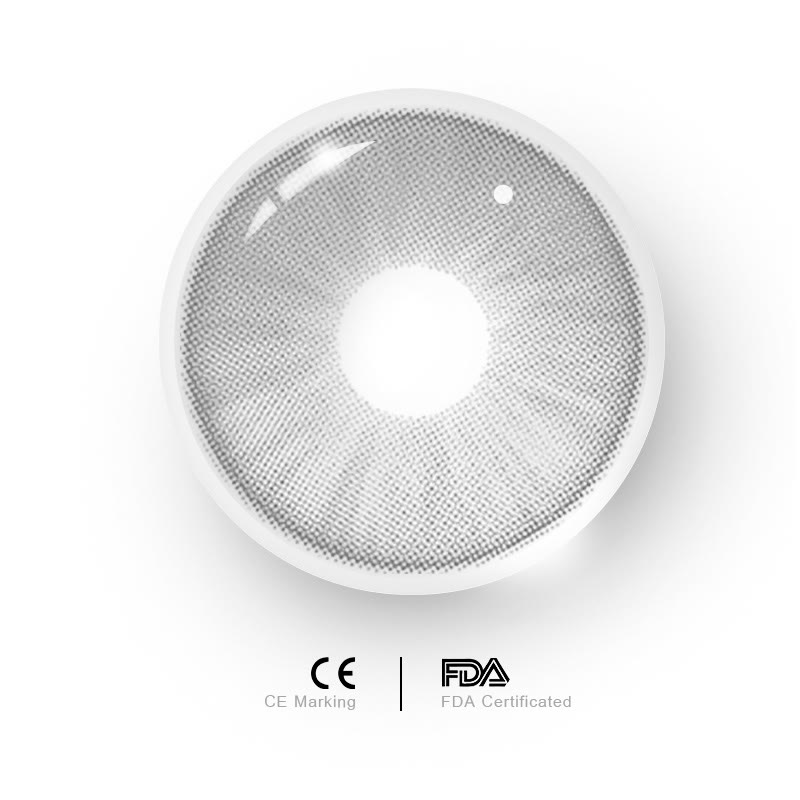 Uniieye Iceberg Grey Prescription Colored Contact Lenses