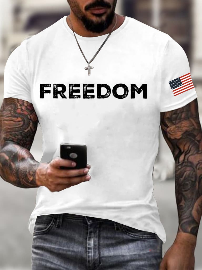 Men's Commemorative Leader Print T-shirt-America250
