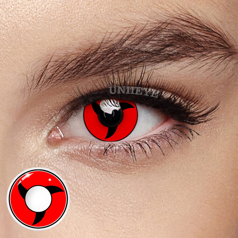 Uniieye Sharingan Cosplay Colored Contact Lenses-UNIIEYE