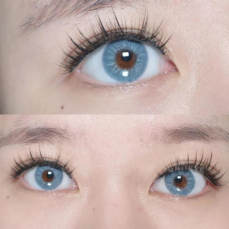 Uniieye Eros Blue Prescription Colored Contact Lenses