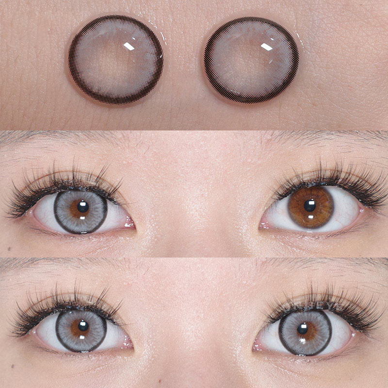 Uniieye Norko Grey Prescription Colored Contact Lenses