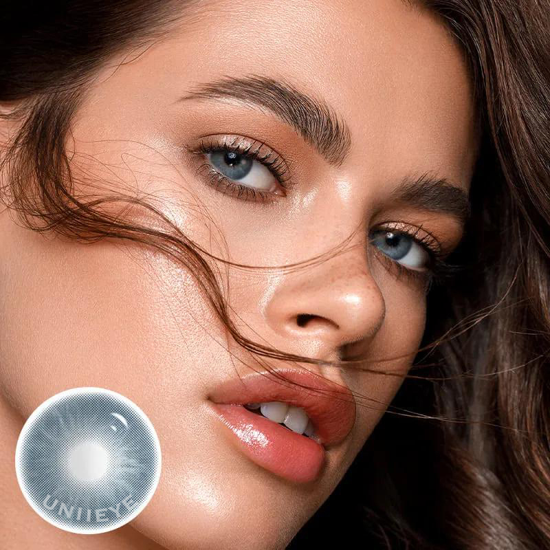 Uniieye Eros Blue Prescription Colored Contact Lenses