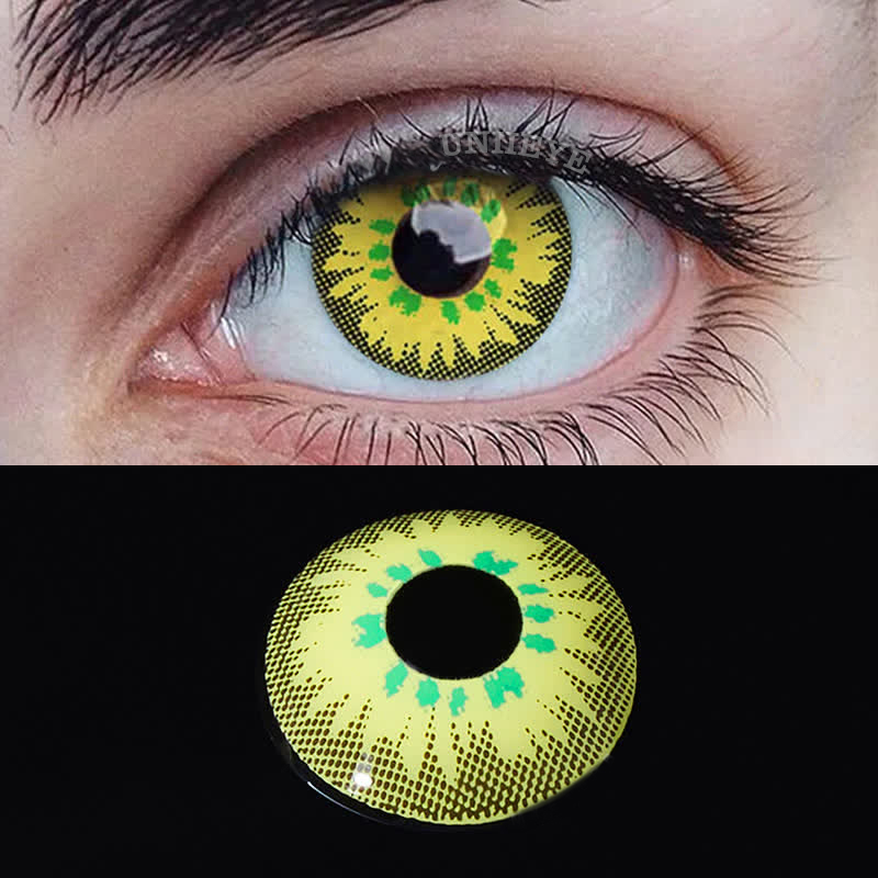 Uniieye Orchid Prescription Cosplay Colored Contact Lenses-UNIIEYE
