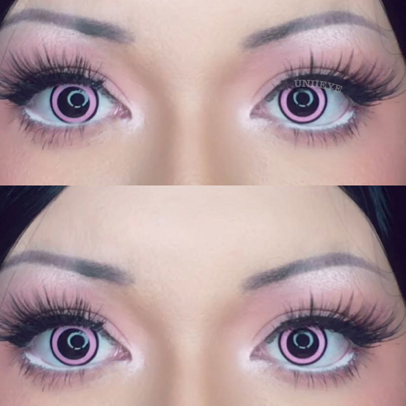 Uniieye Nebulos Pink Cosplay Colored Contact Lenses-UNIIEYE