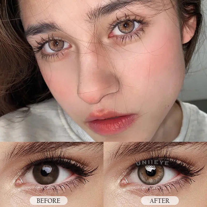 Uniieye Tyrande Brown Prescription Colored Contact Lenses