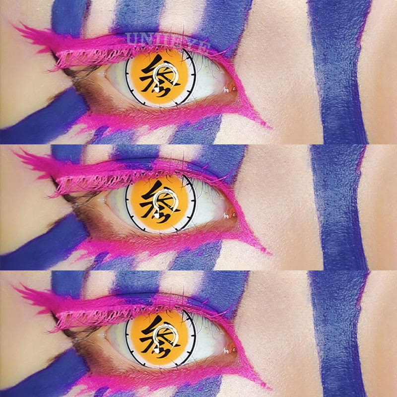 Uniieye Blind Akaza Cosplay Colored Contact Lenses-UNIIEYE
