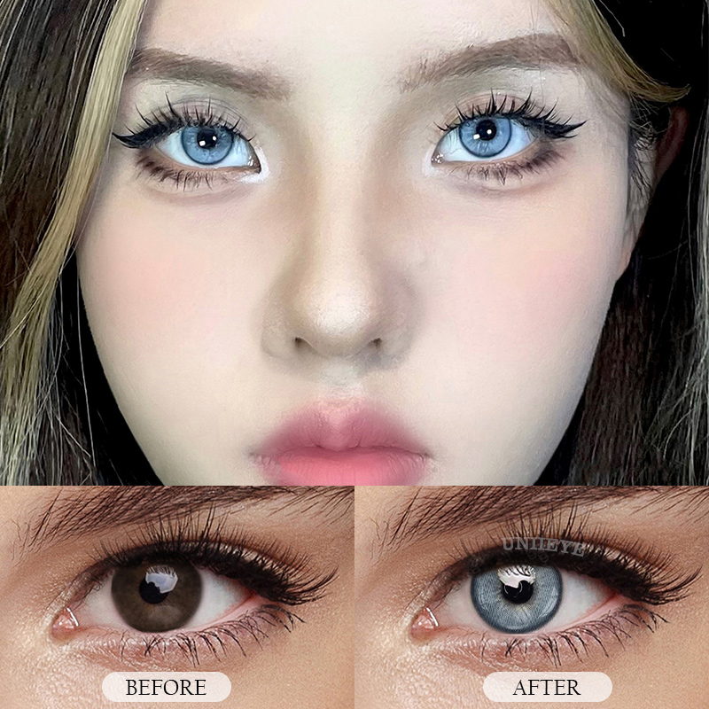 Uniieye Apex Blue Colored Contact Lenses-UNIIEYE