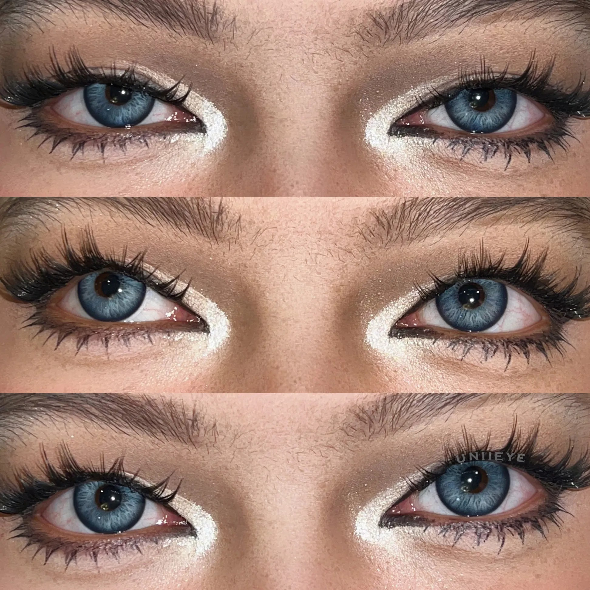 Uniieye Barbie Taylor Blue Prescription Colored Contact Lenses