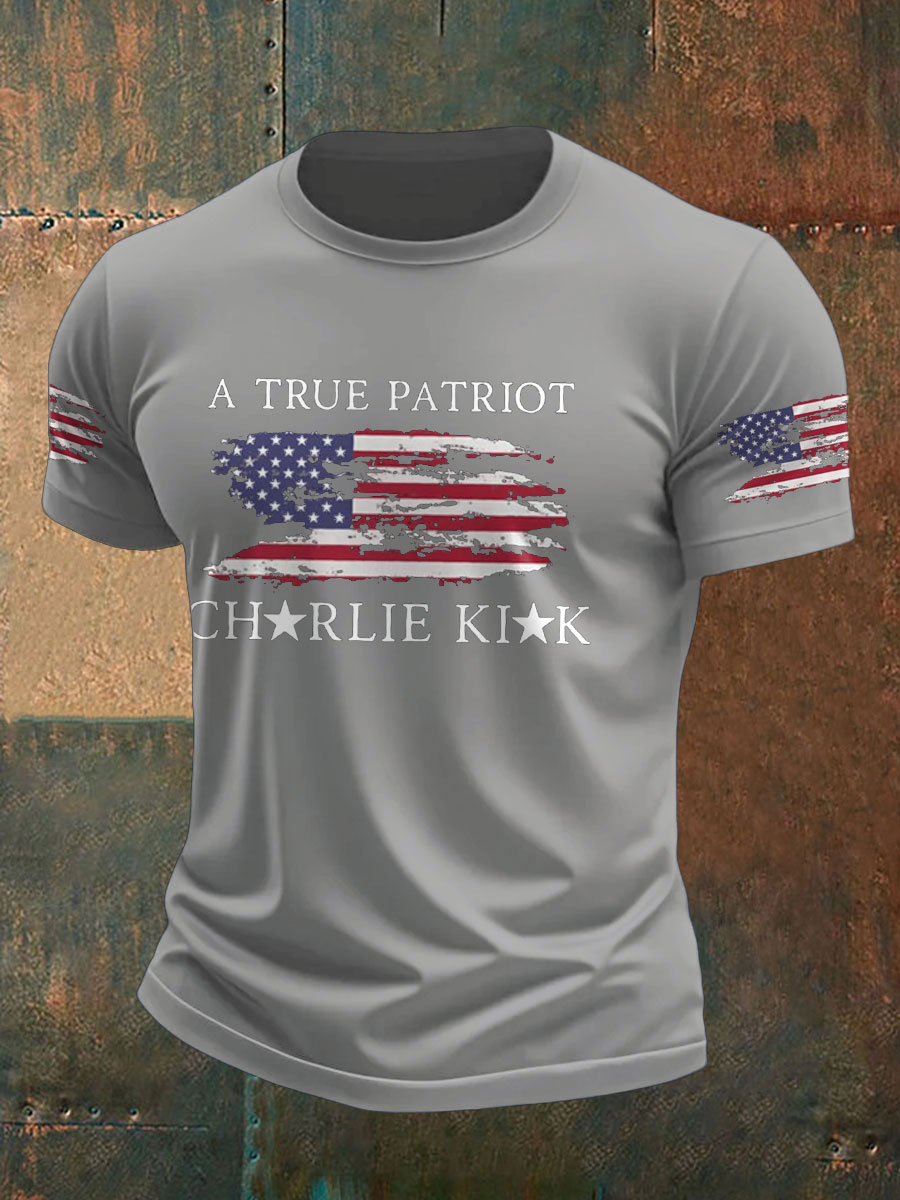 Men's TP Flag Printed T-shirt-America250