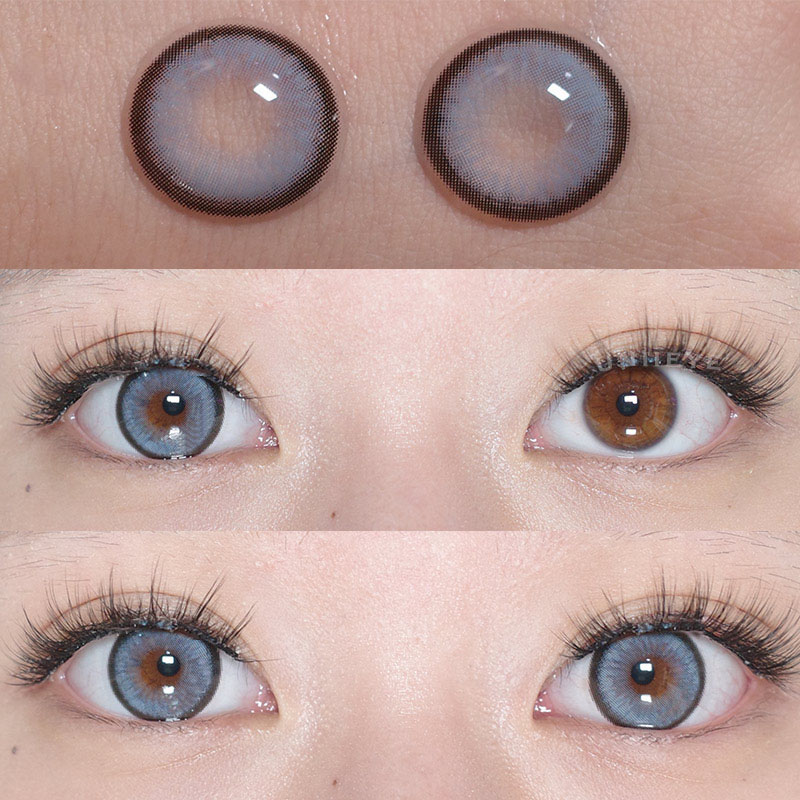 Uniieye Norko Blue Prescription Colored Contact Lenses