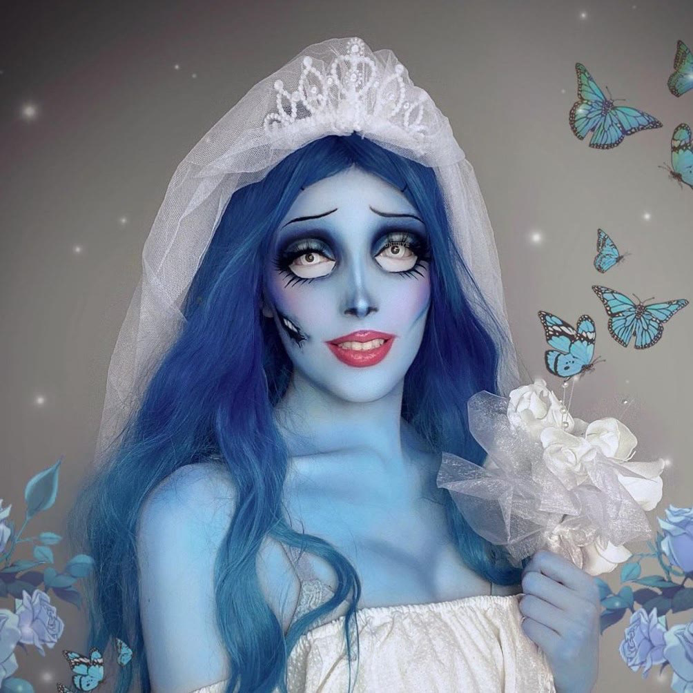 Uniieye Circle Block & Mini Sclera Prescription Cosplay Colored Contact Lenses-UNIIEYE