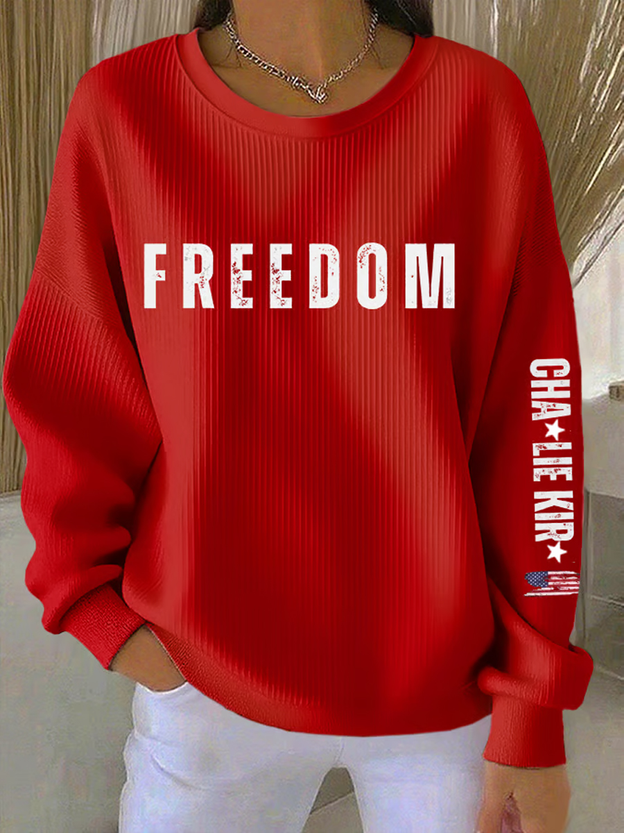 Women's Freedom Is Not Free R.I.P C.K Sweatshirt-America250