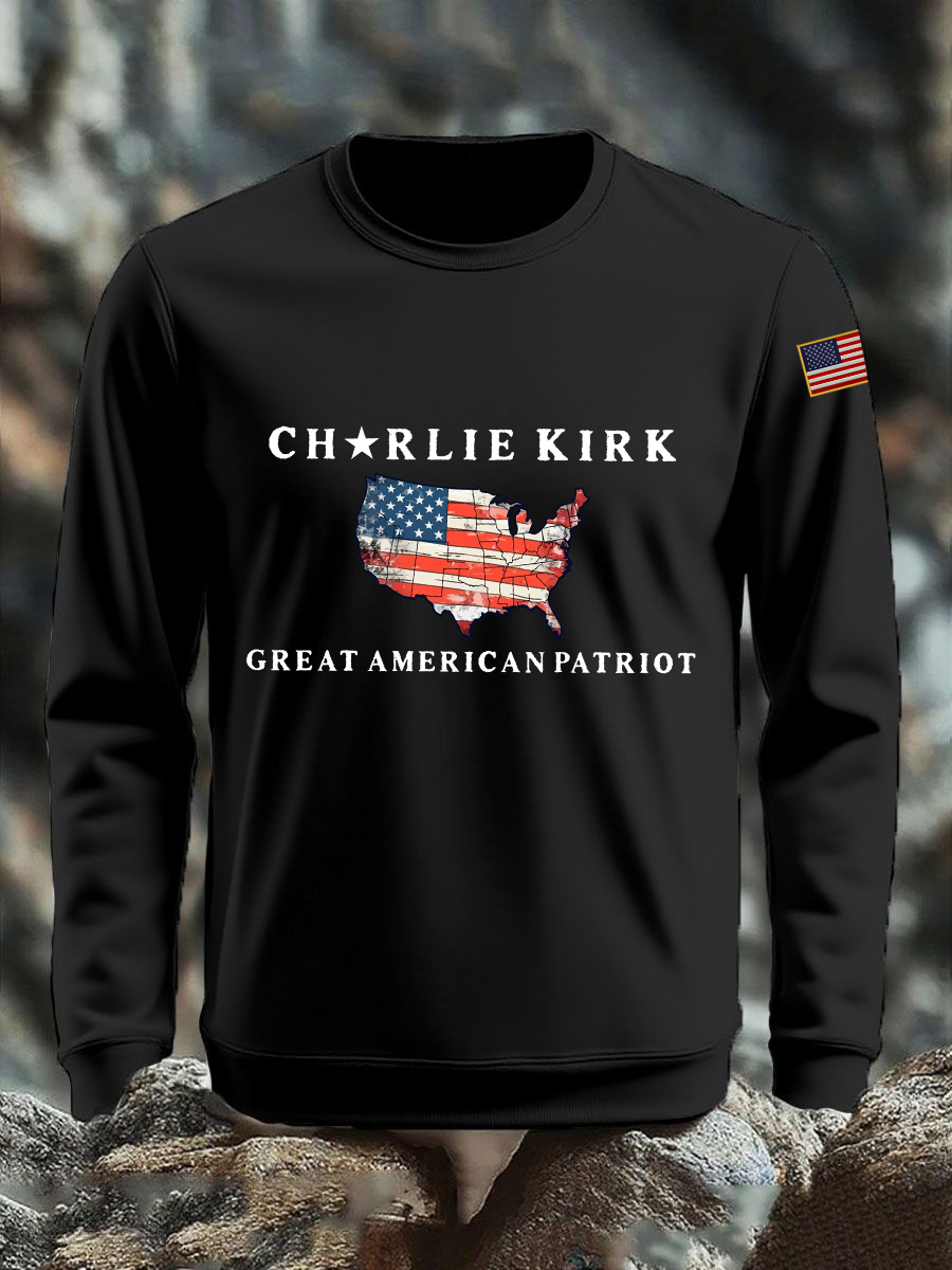 Men's Patriot Printed Sweatshirt-America250
