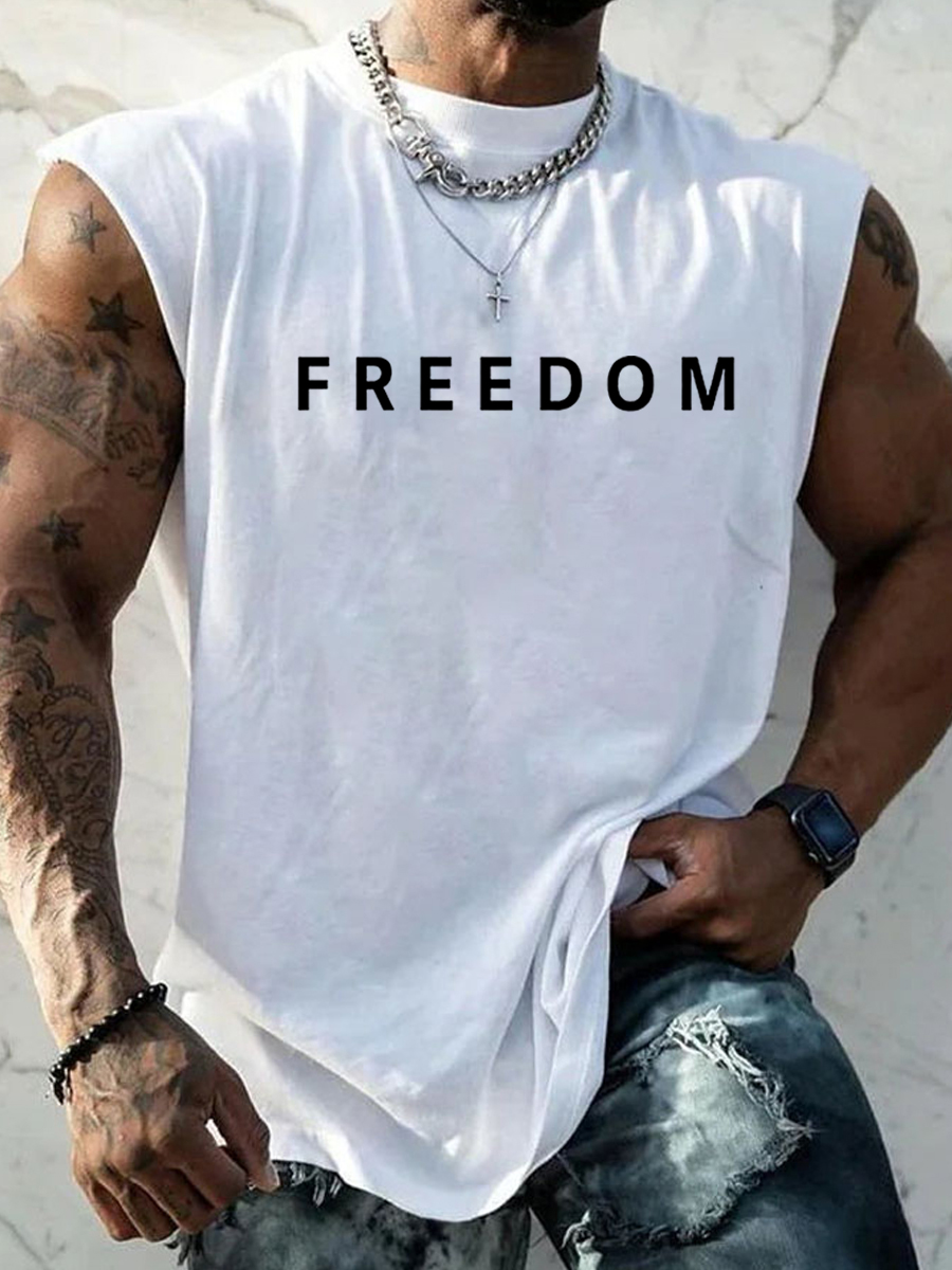 Men's Freedom Is Not Free R.I.P C.K Sleeveless Vests-America250