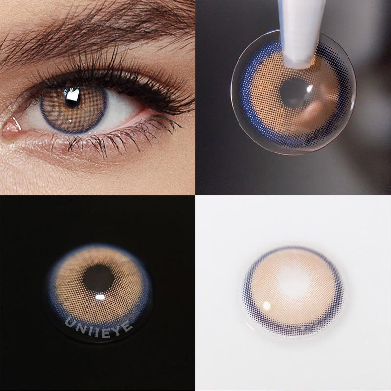 Uniieye Neala Brown Prescription Colored Contact Lenses