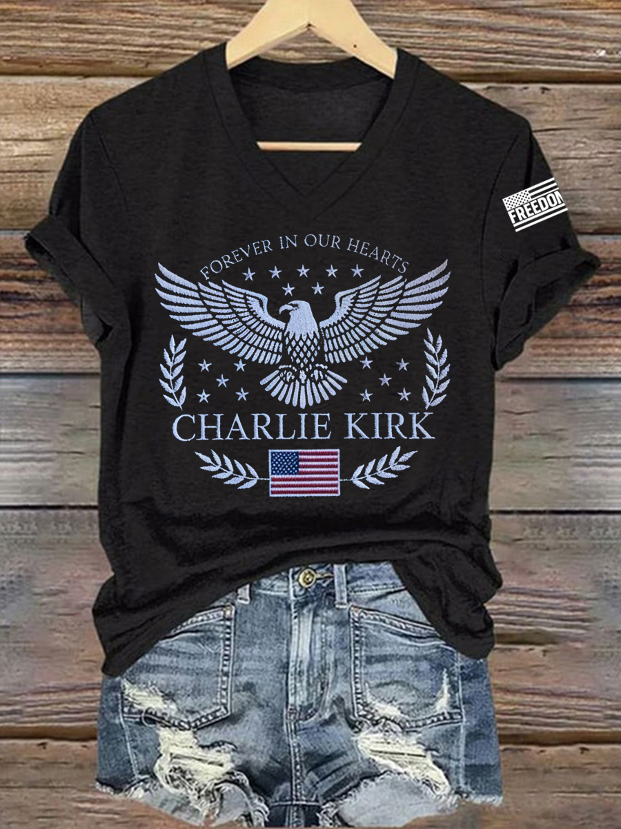 Women's Forever In Our Heart R.I.P C.K Tee-America250
