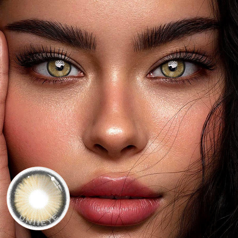 Uniieye Norko Brown Prescription Colored Contact Lenses