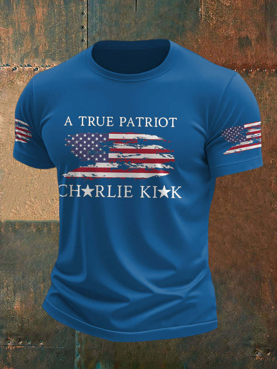 Men's TP Flag Printed T-shirt-America250