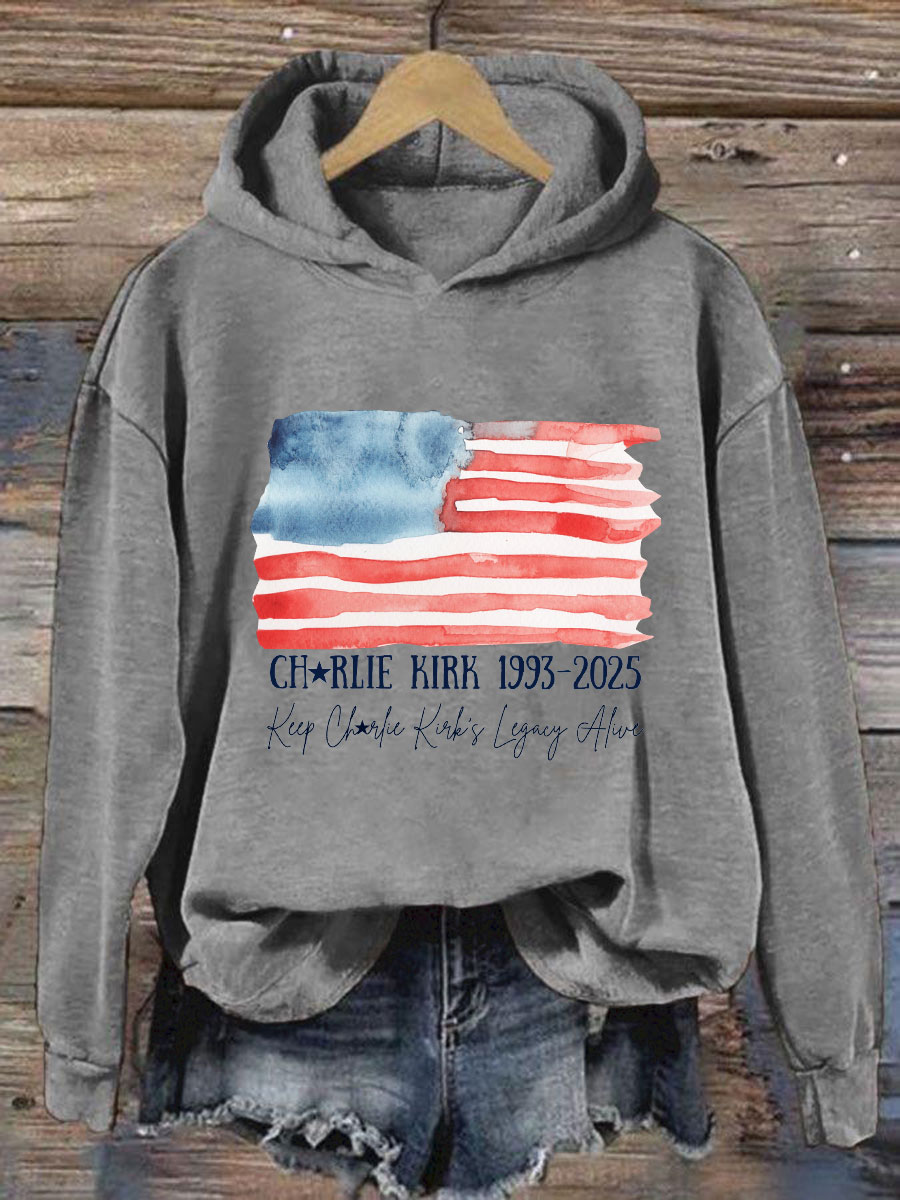 Women's This Is Our TP Printed Casual Hoodie-America250