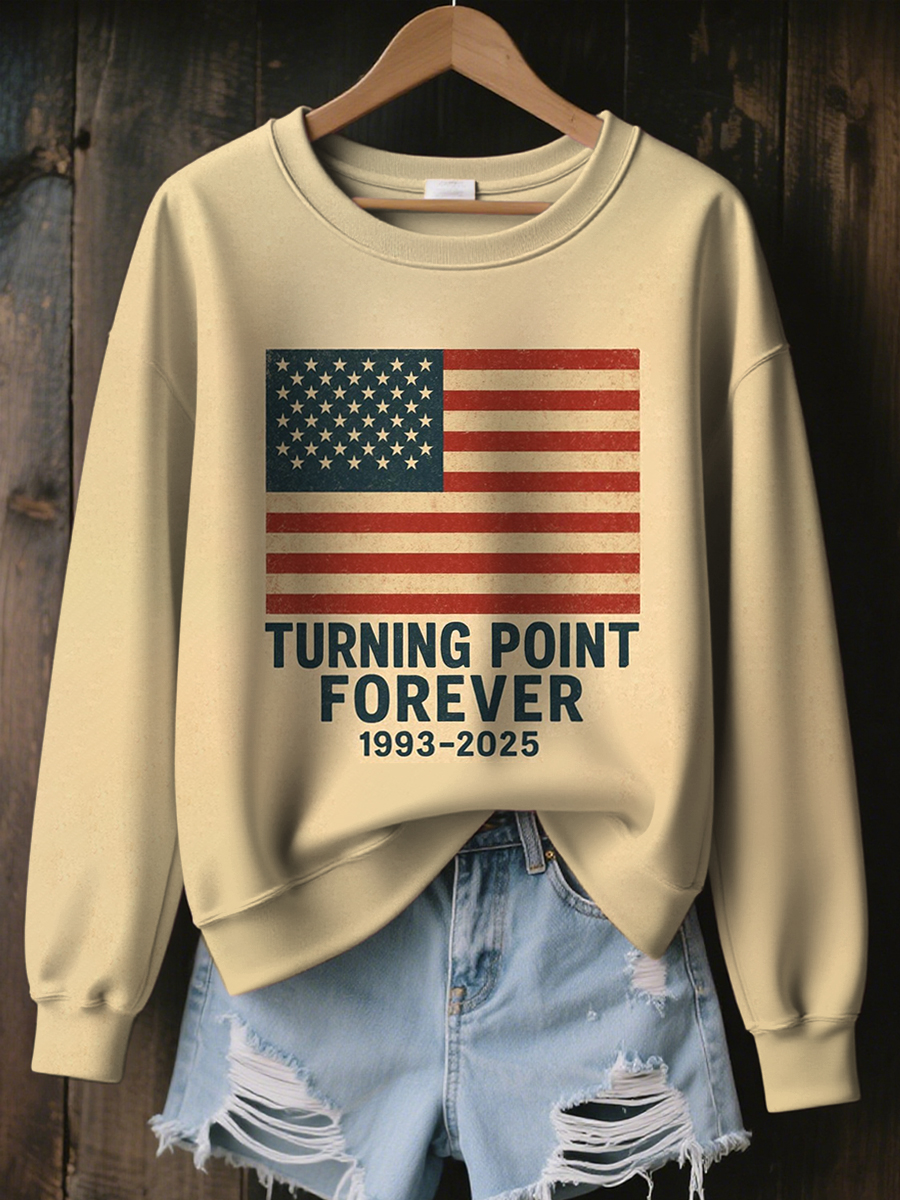 Women's TP Forever Print Sweatshirt-America250