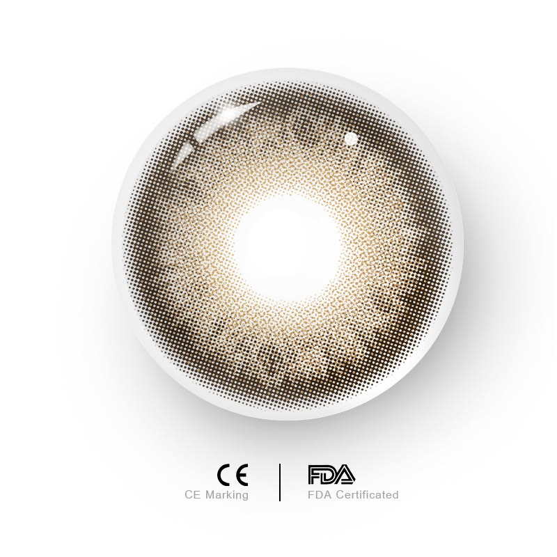 Uniieye Nebula Brown Colored Contact Lenses