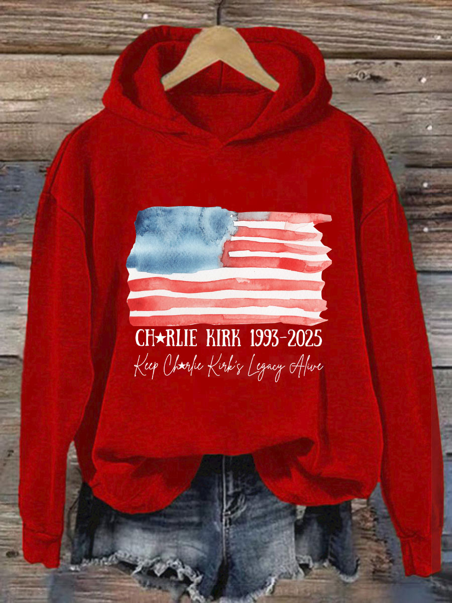 Women's This Is Our TP Printed Casual Hoodie-America250