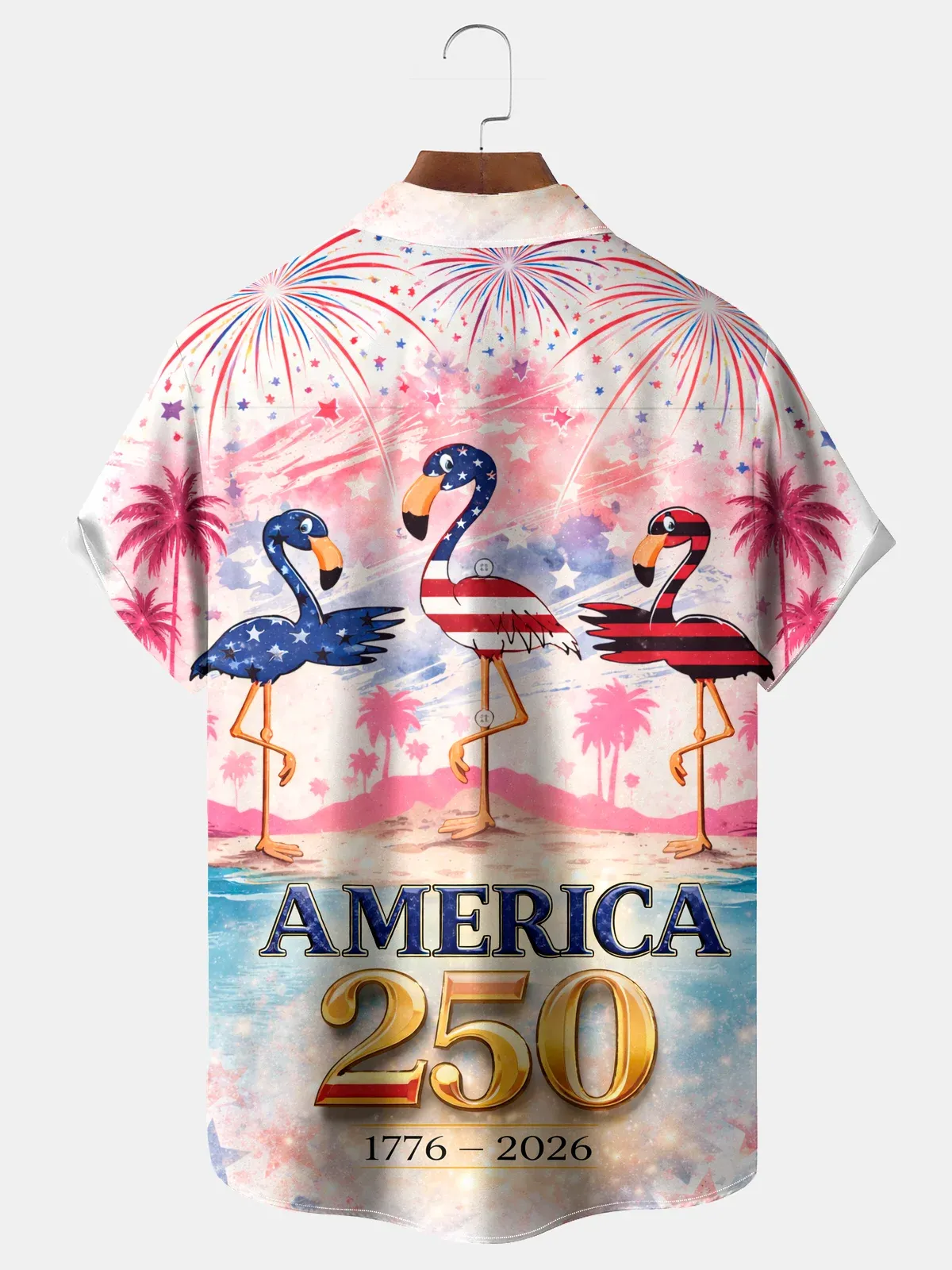 Men's America 250 Print Short Sleeve Shirt-America250