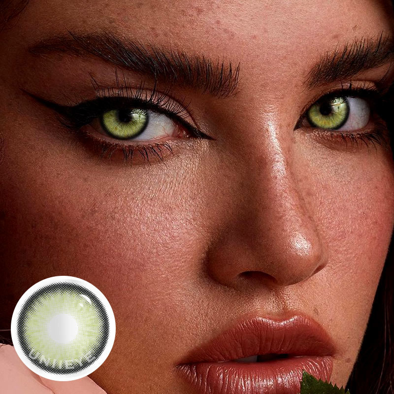 Uniieye Norko Green Prescription Colored Contact Lenses