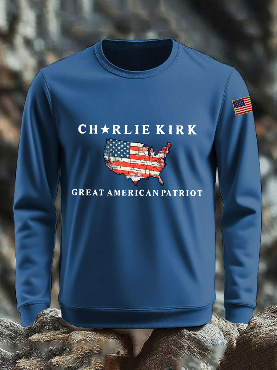 Men's Patriot Printed Sweatshirt-America250
