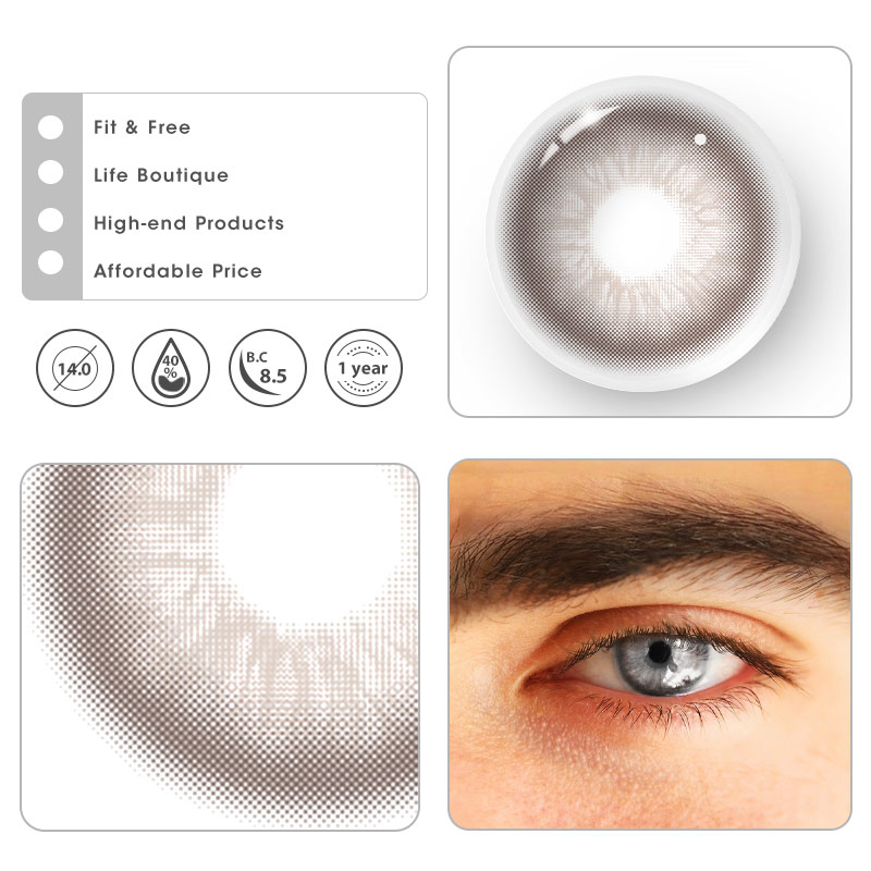 Unspoken Mirage Brown Men Colored Contact Lenses