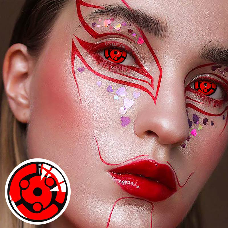 Uniieye Blind Syaringan Cosplay Colored Contact Lenses-UNIIEYE