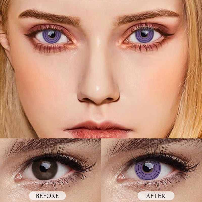 Uniieye Umuyashiki Hinaki Prescription Cosplay Colored Contact Lenses-UNIIEYE